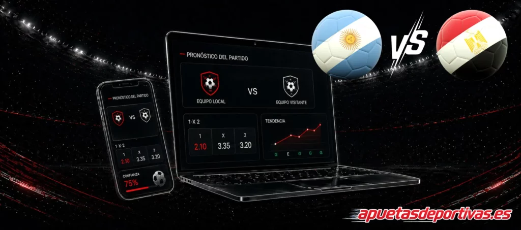 predicciones Argentina vs Egipto