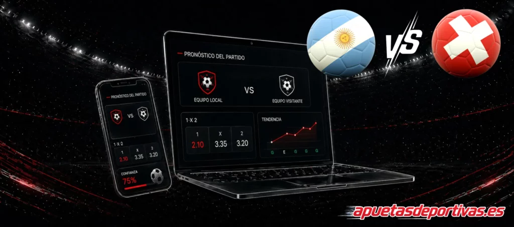 predicciones Argentina vs Suiza