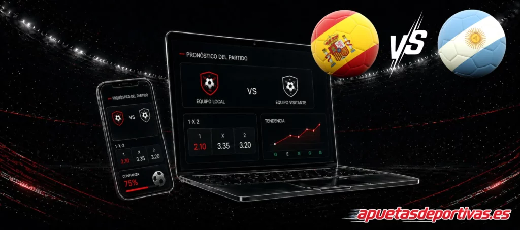 predicciones España vs Argentina