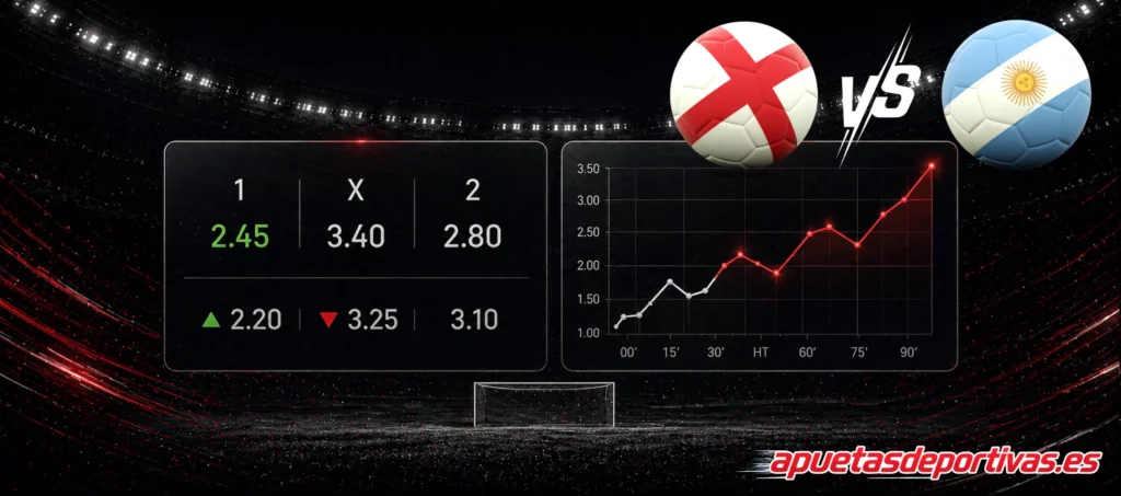 pronóstico del partido Inglaterra Argentina