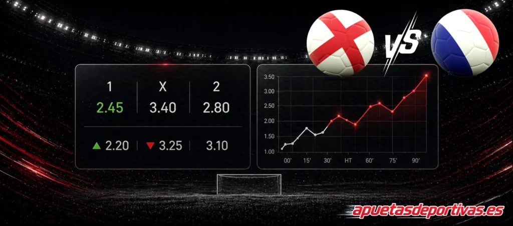 pronóstico del partido Inglaterra Francia