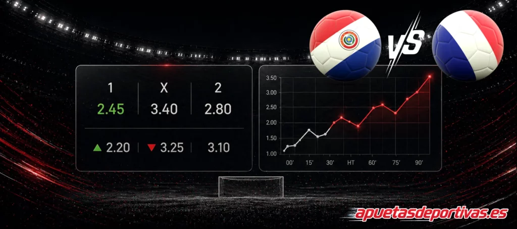 pronóstico del partido Paraguay Francia